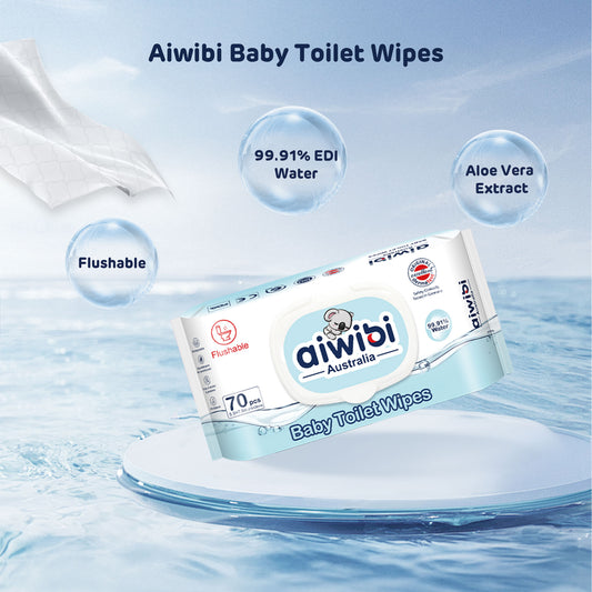 100% Biodegradable Toilet Wipes