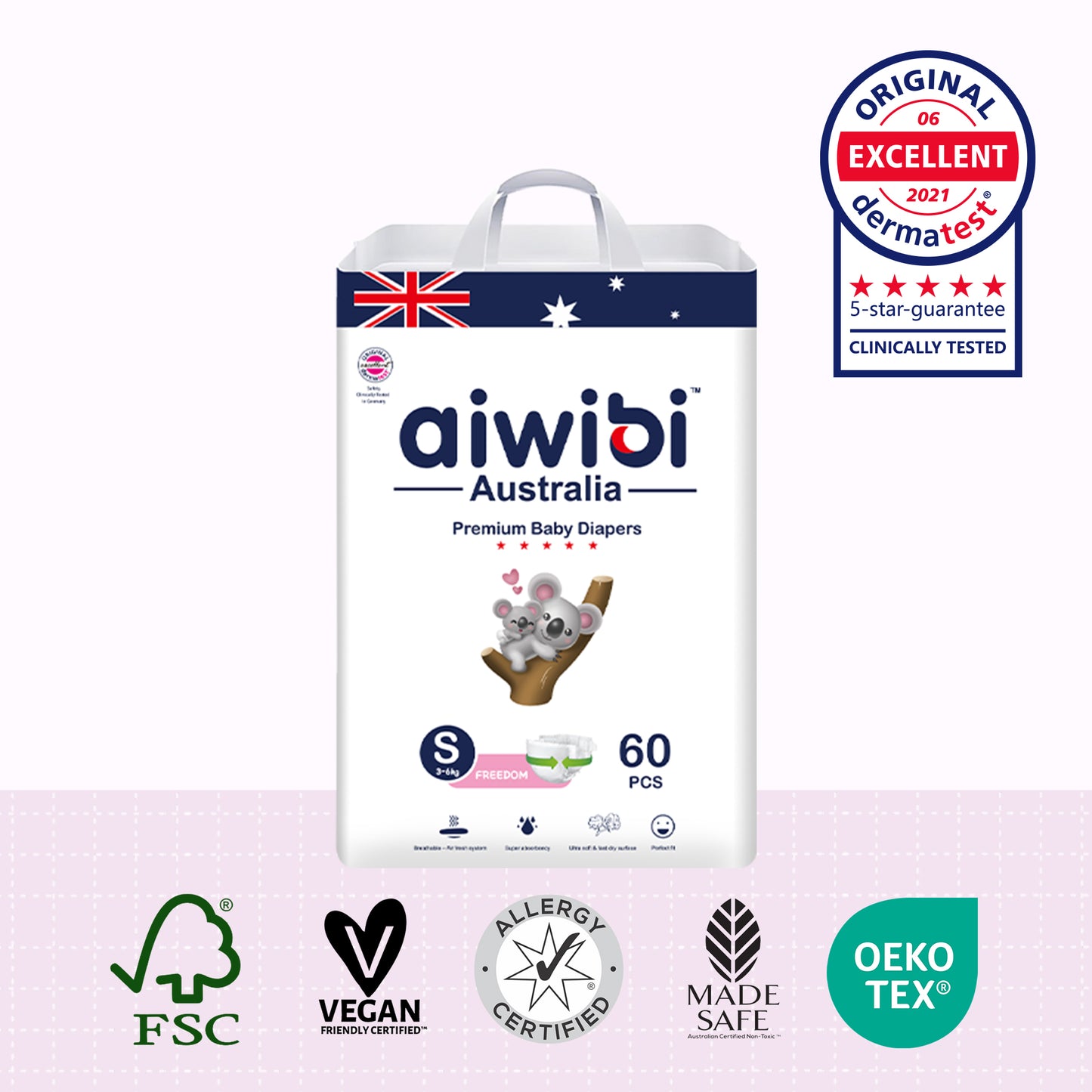 Comfy Soft Baby Diapers S