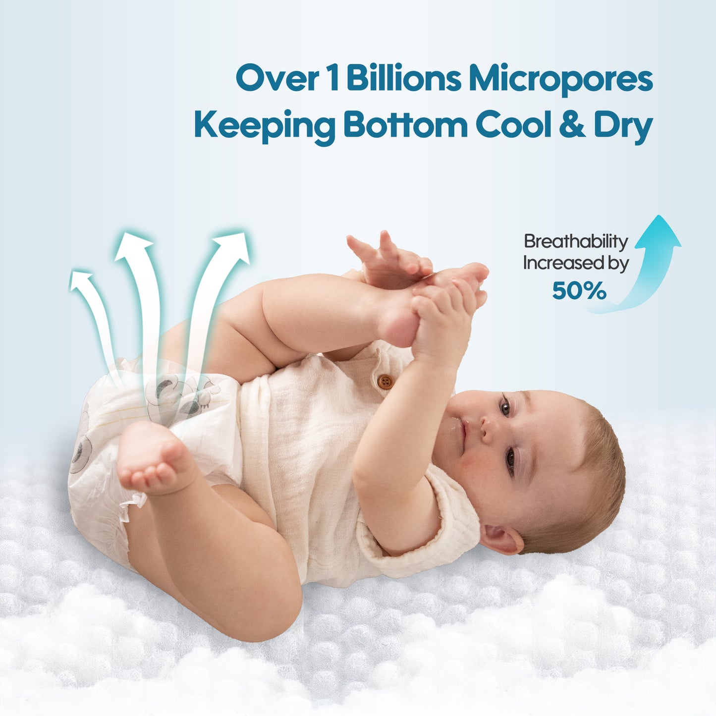 Premium Natural Newborn Diapers New