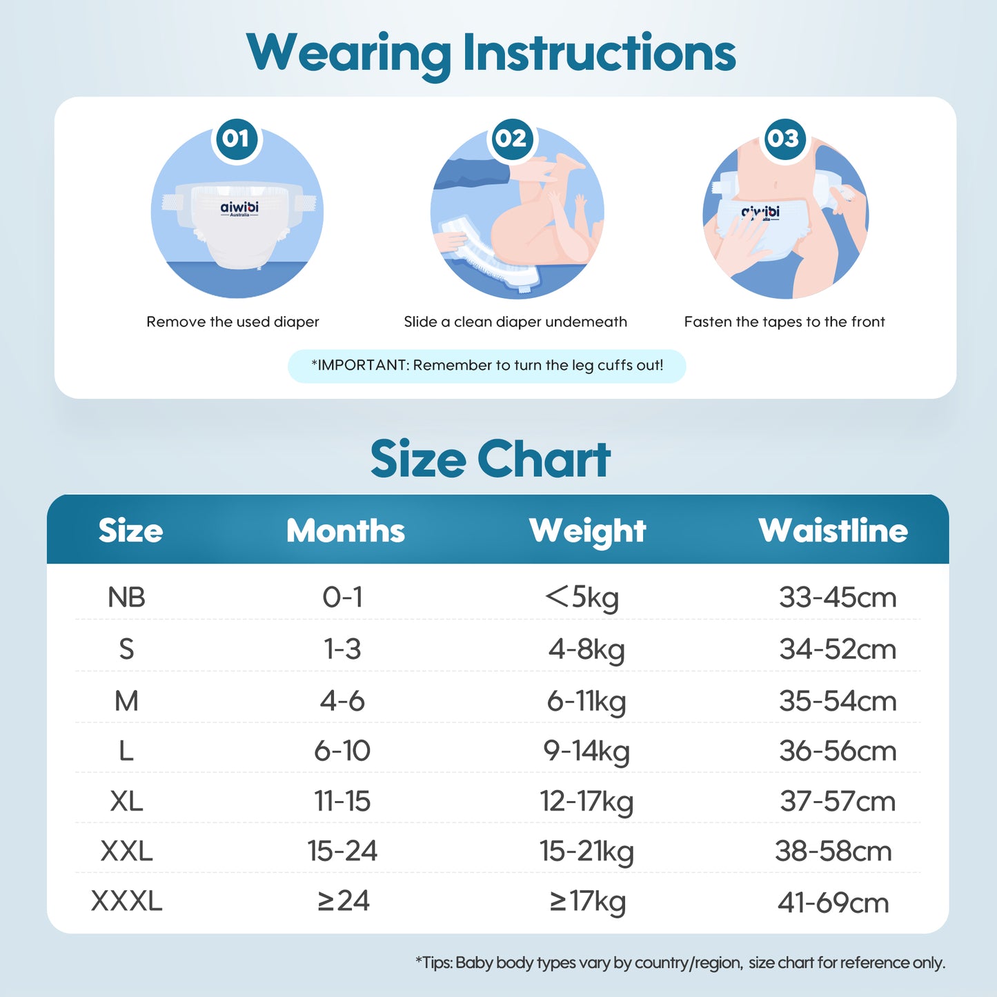 Premium Natural Newborn Diapers New