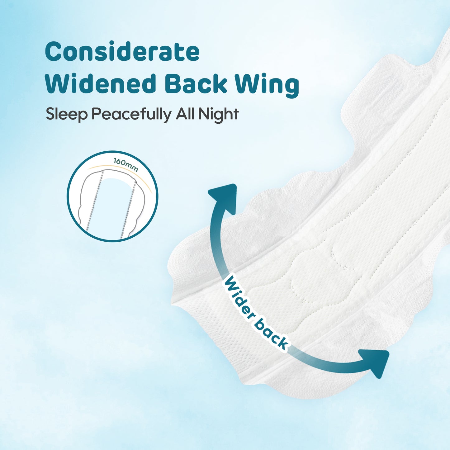 Aiwina Ultra Soft Breathable Extra Long Sanitary pads