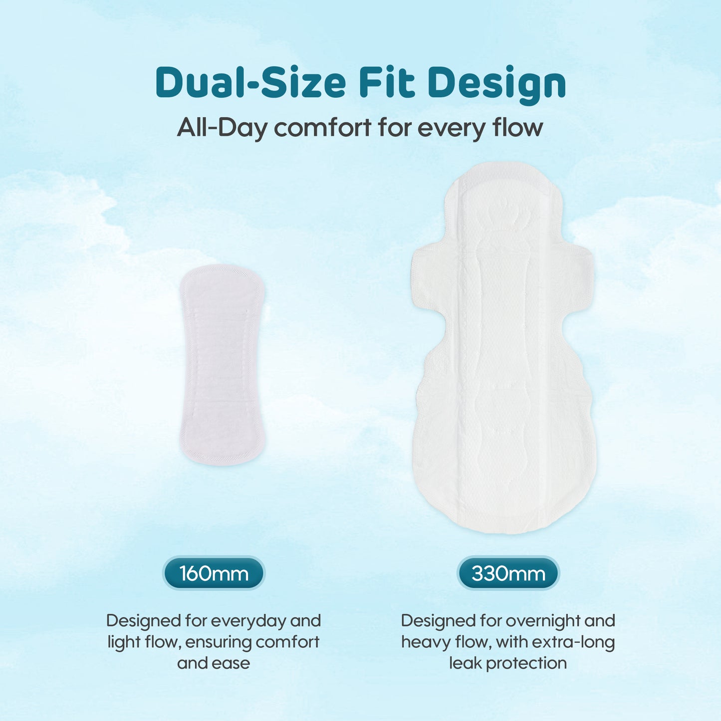 Aiwina Ultra Soft Breathable Extra Long Sanitary pads