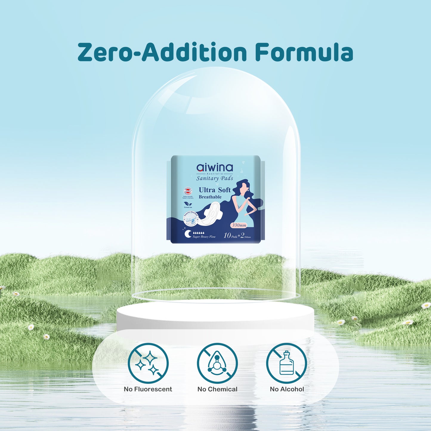 Aiwina Ultra Soft Breathable Extra Long Sanitary pads