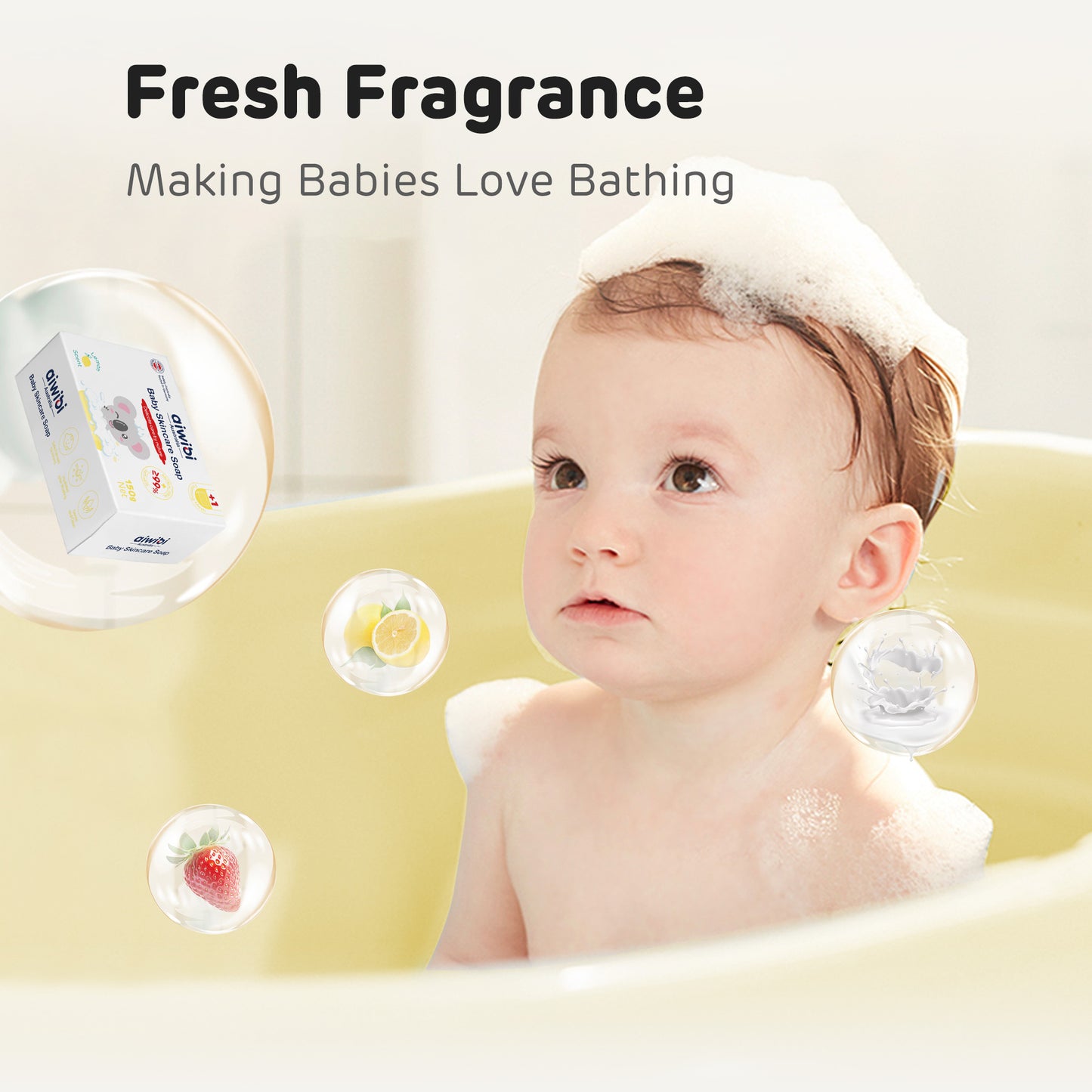 Baby Skincare Milk Soap