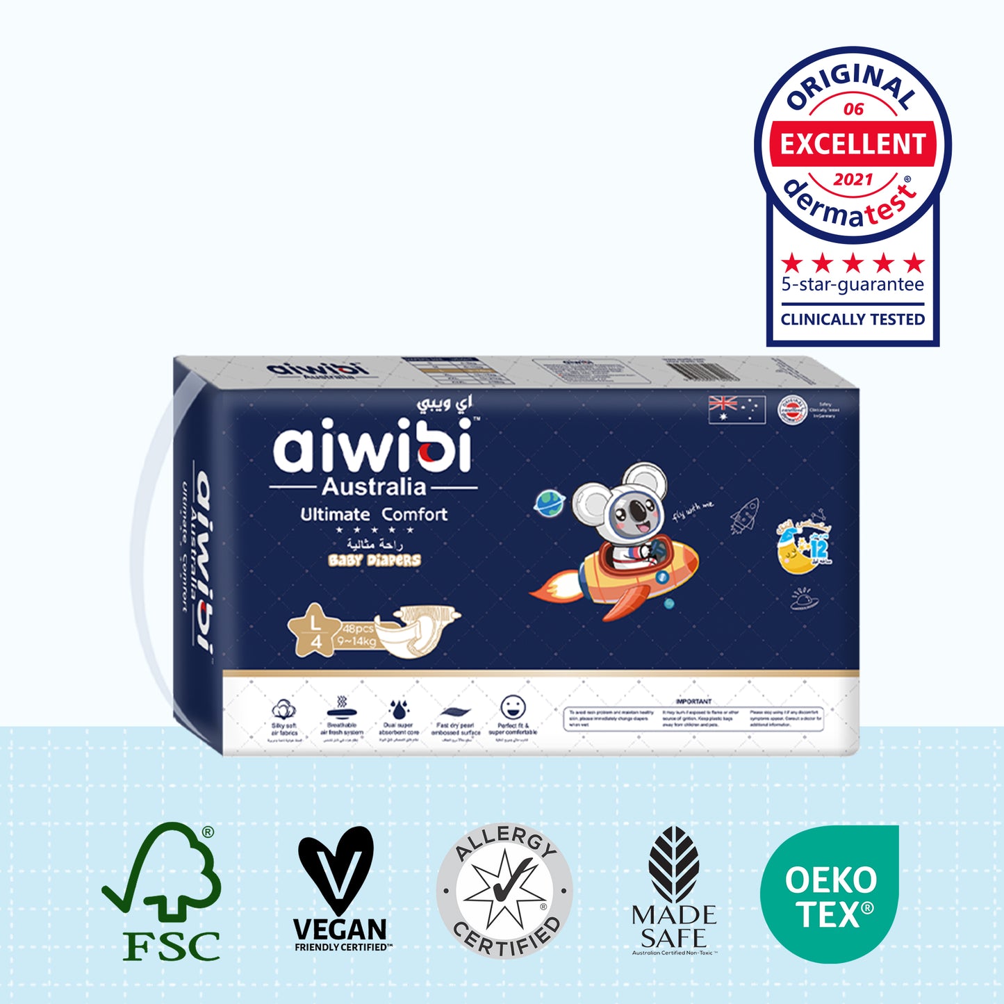 Ultimate Comfort Baby Diapers L