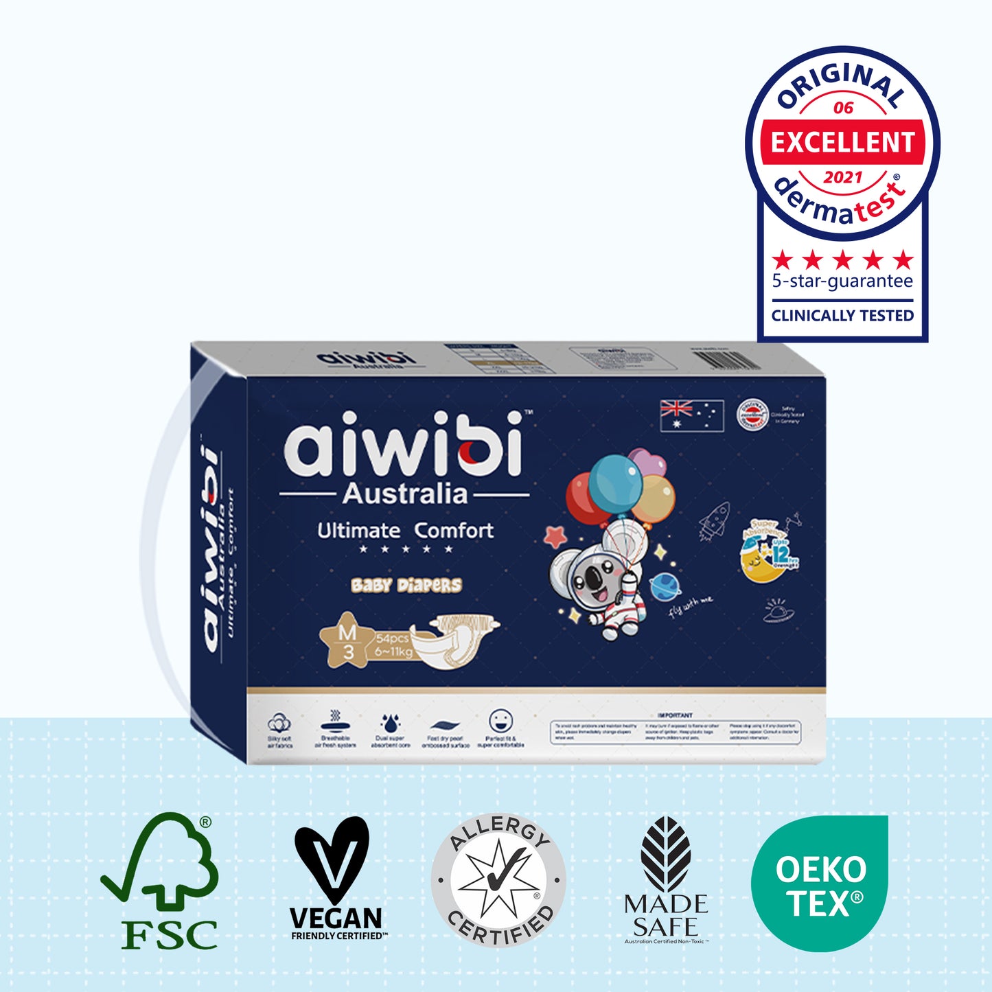 Ultimate Comfort Baby Diapers M