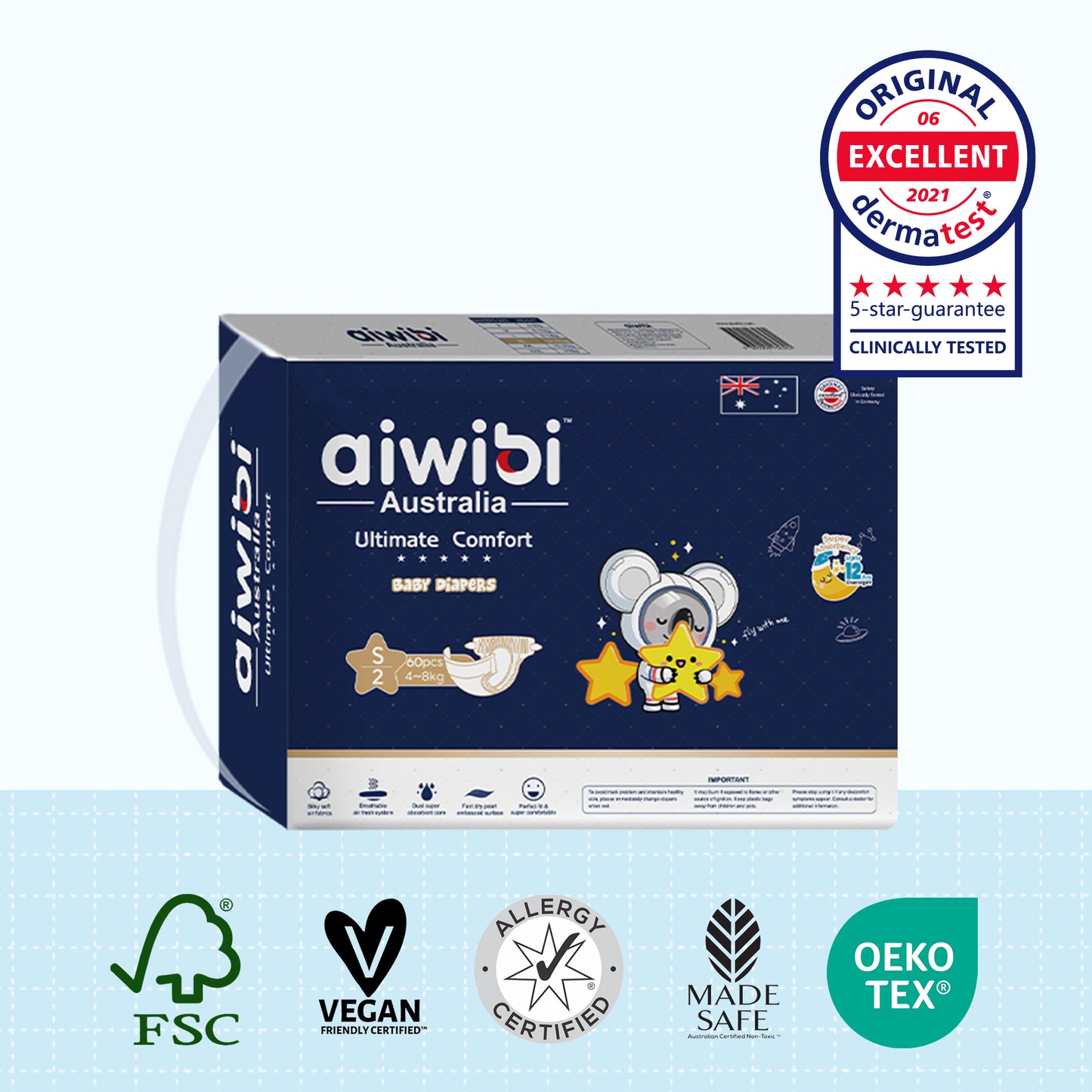 Ultimate Comfort Baby Diapers S