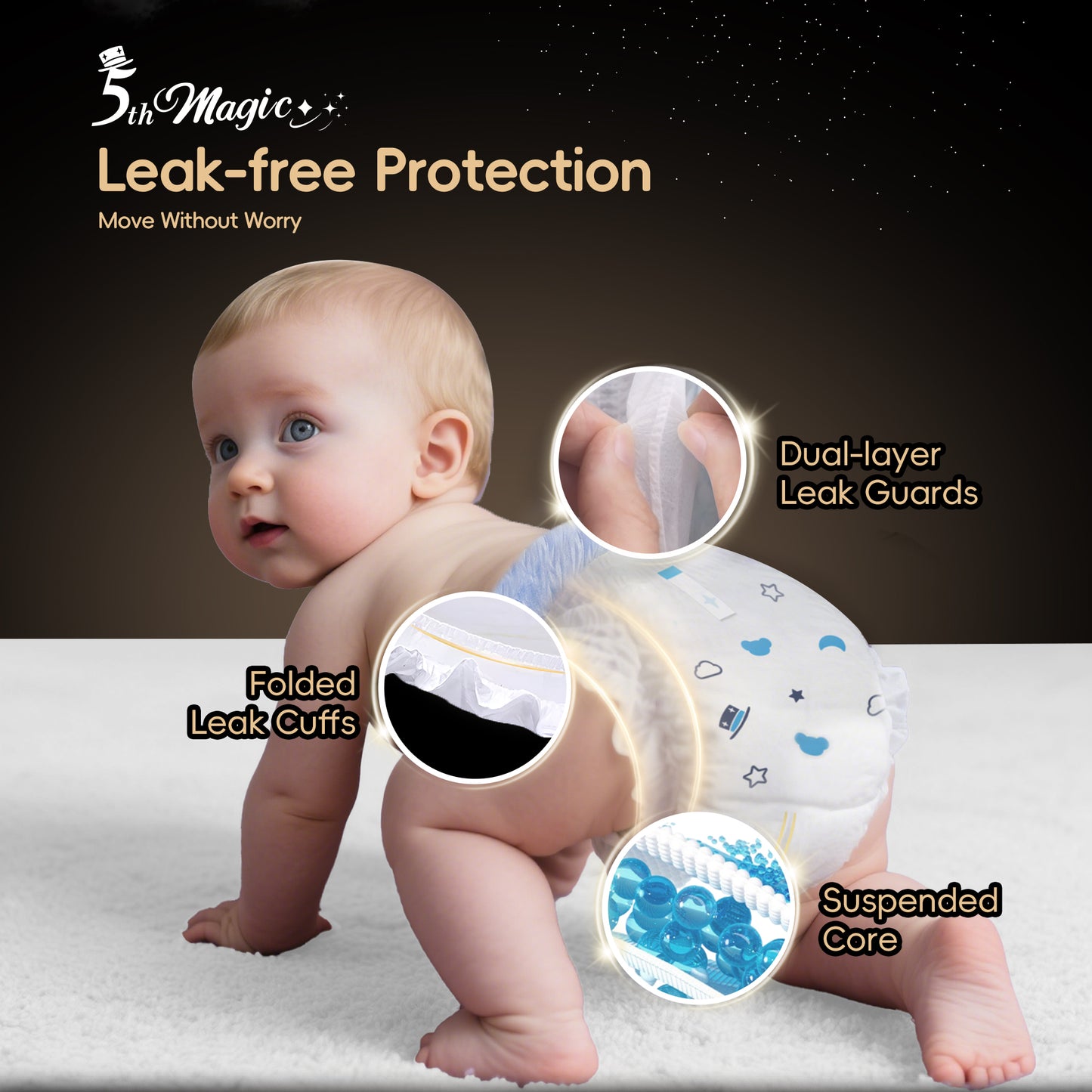 Magic Comfort Baby Pants XXXL