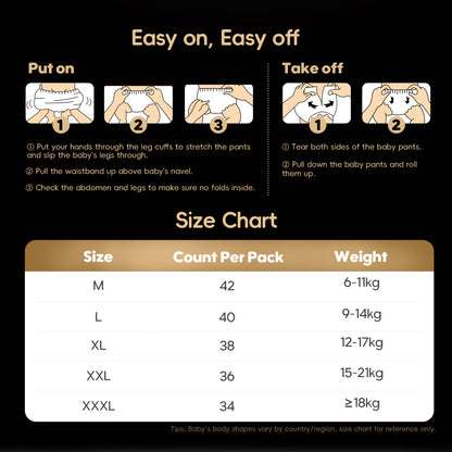 Magic Comfort Baby Pants XXXL