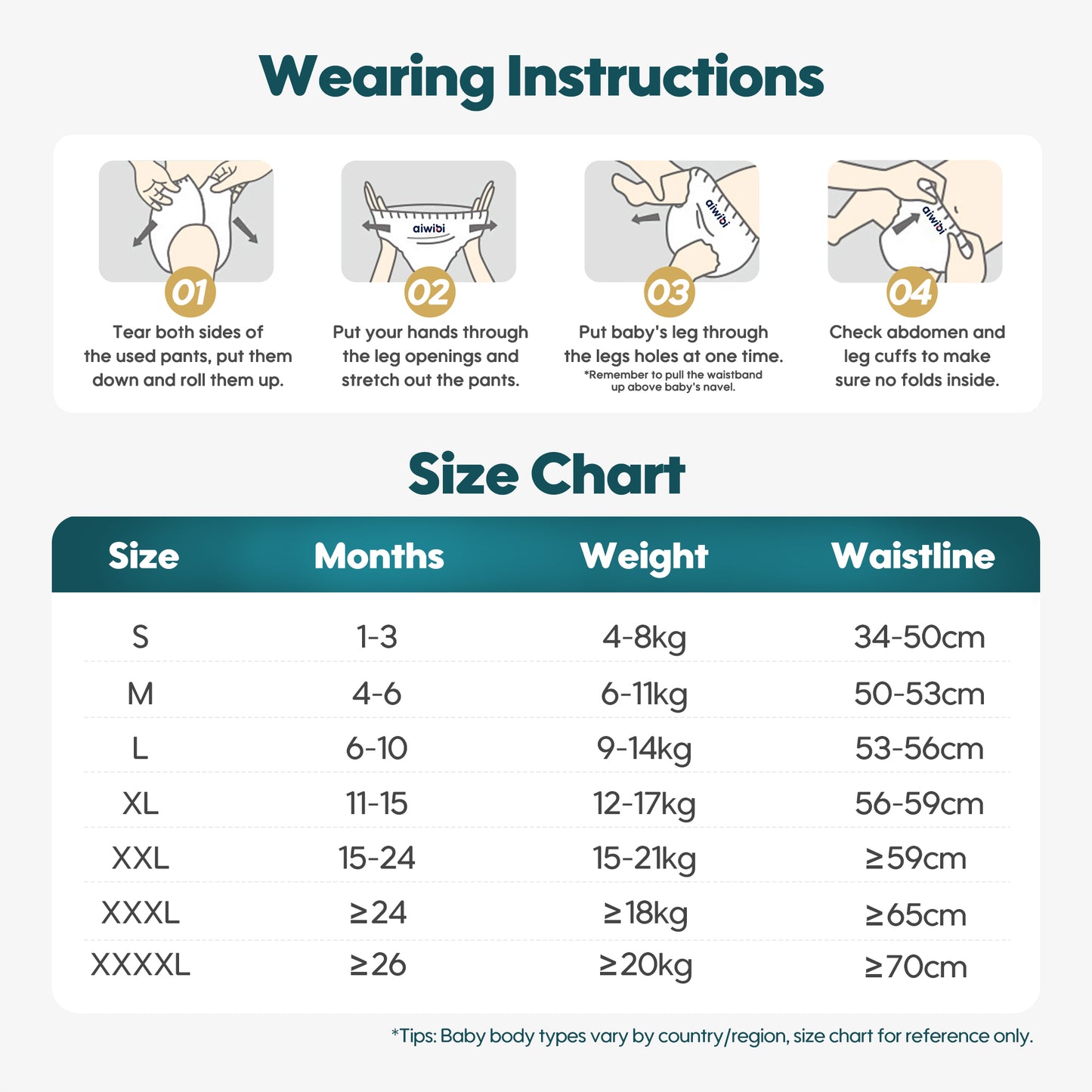 Air Comfort Baby Pants 4XL