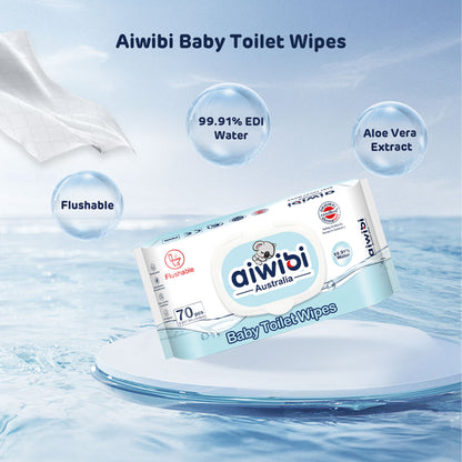 100% Biodegradable Toilet Wipes