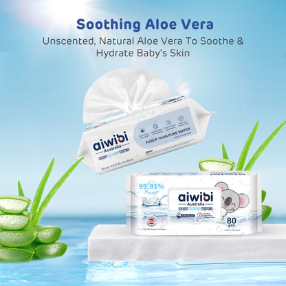 99.91% Pure Water D-Panthenol Wipes