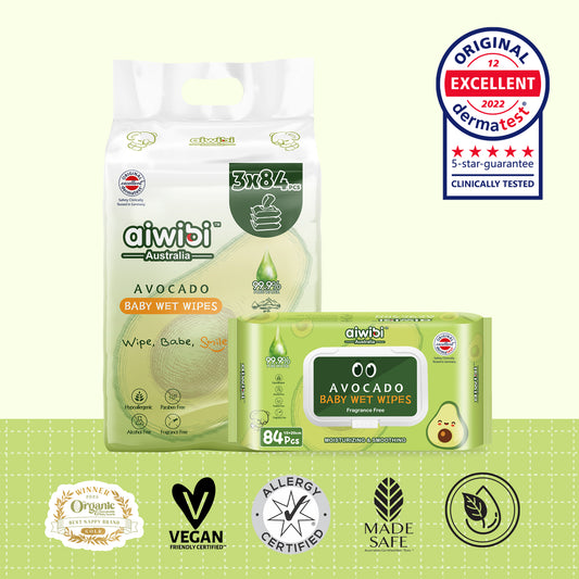 Fresh Organic Care Avocado Wipes