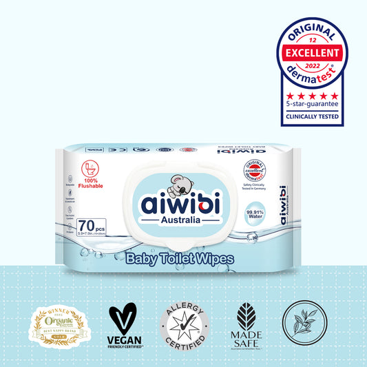 100% Biodegradable Toilet Wipes