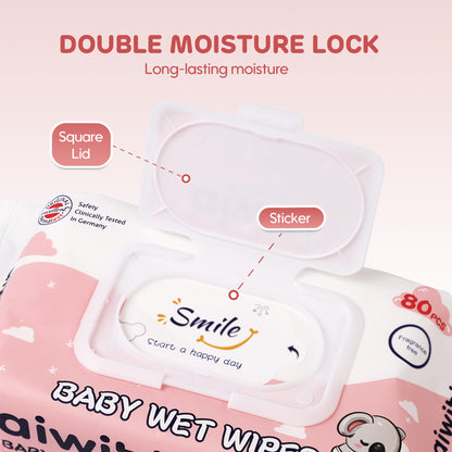 Gentle Soft Sensitive Care Fragrance free Wipes