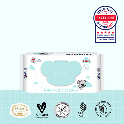 Gentle Soft Sensitive Care Fragrance free Koala Wipes