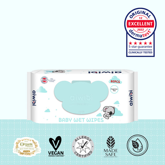 Gentle Soft Sensitive Care Fragrance free Koala Wipes