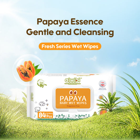Fresh Organic Care Papaya Wipes