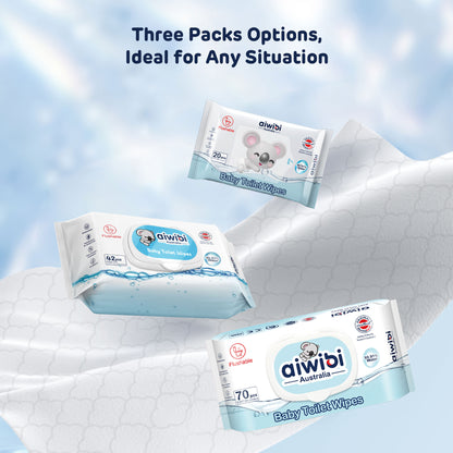 100% Biodegradable Toilet Wipes