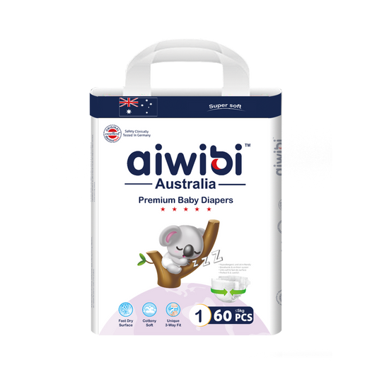 Premium Natural Newborn Diapers Large Package