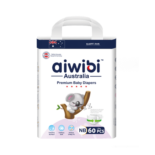 Premium Natural Newborn Diapers Large Package