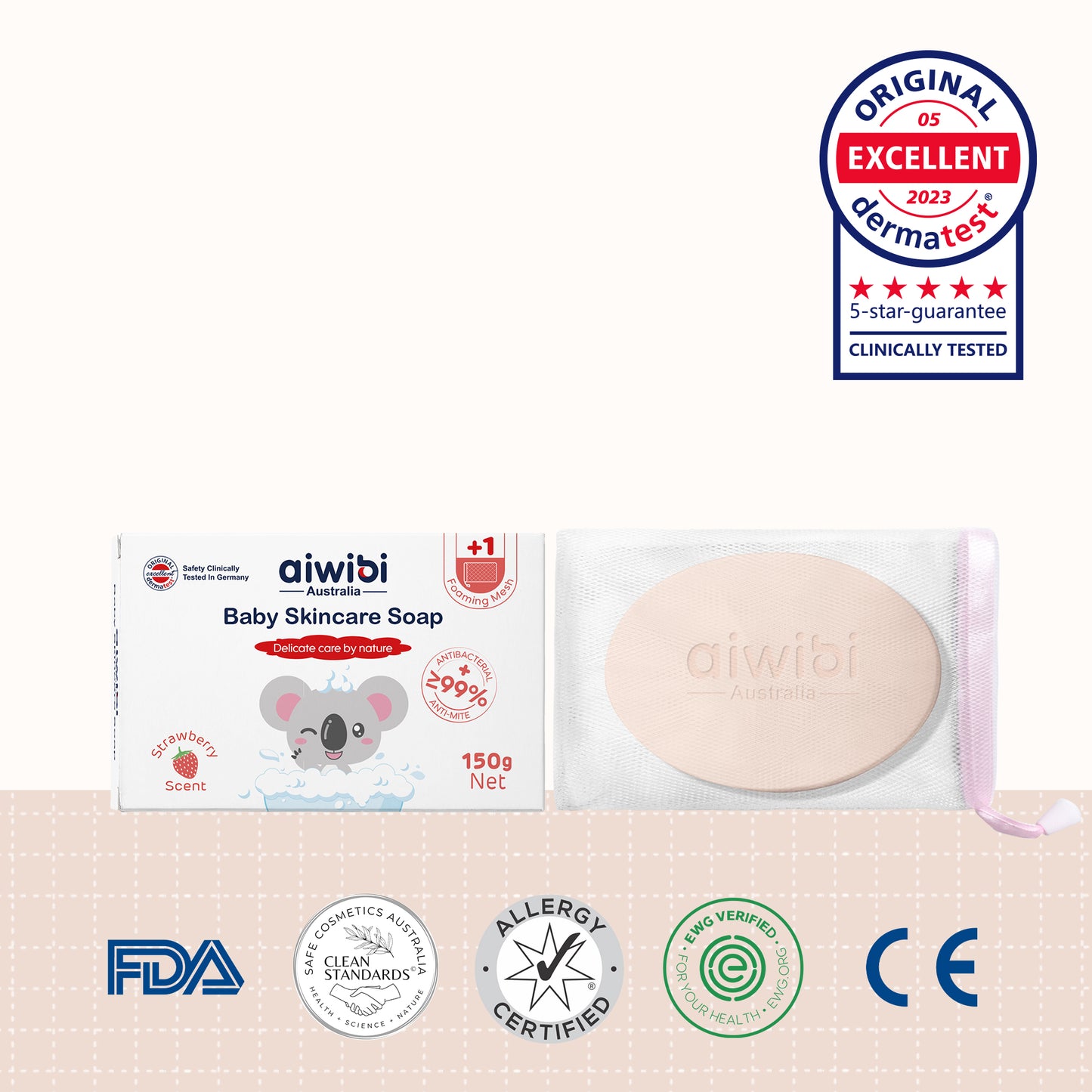 Baby Skincare Strawberry Soap