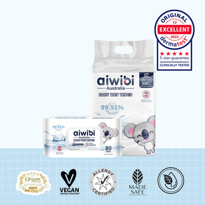 99.91% Pure Water D-Panthenol Wipes